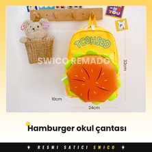 Swico Remado Şirin Hamburger Şekilli Anaokulu Çantası (Yurt Dışından)