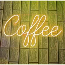 Dekoraven Coffee Kafe Kahve Neon LED TABELA(60X30CM)