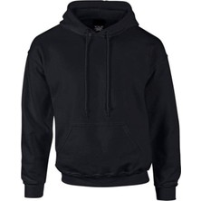 Kağan Collection Üç Iplik Siyah Sweatshirt