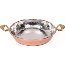 Dmt Copper Home Dmt Gaziantep Bakır Sahan Omlet Yumurta Tavası Mıhlama Sahan 1.sınıf 14 cm (Kalaylı