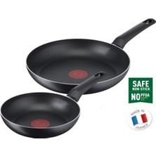 Tefal Titanyum 1x Difüzyon Tabanlı Simplecook Tava Seti - 20 26 cm