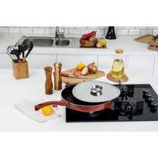 Taç Titan Granit Balık Tavası 34 cm Granit Kaplama ile Hızlı Isınma Özelliği Sunar