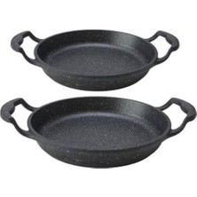 Elit City Döküm Granit Sahan Seti 20 cm ve 22 cm