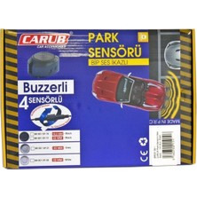 Carub Park Sensörü Ses Ikazlı Siyah 18,5mm BR0015918