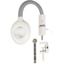 Gesh DT-709 Loop LED Işık 5x Yakınlaştırıcı Büyüteçli Işık Ayarlanabilir Takma Aparatlı - Masaüstü