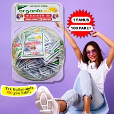 Organicsun 100'LÜ Paket Ayakkabı Koku Önleyici Giderici Toz 120 Gün Etkili Ayak Kokusu Tozu Giderici