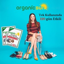 Organicsun 100'LÜ Paket Ayakkabı Koku Önleyici Giderici Toz 120 Gün Etkili Ayak Kokusu Tozu Giderici