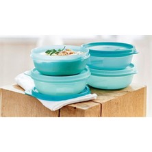 Tupperware Mavi Şeker Kaplar 4'lü