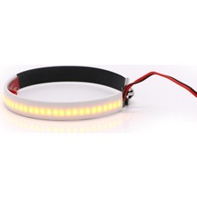 Lnshop DC12V Amber LED Motosiklet Çatal Turn Sinyalleri Işık Göstergesi Gündüz Çalışması (Yurt Dışından)