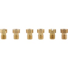 Lnshop 6x Motosiklet M5 Konu Ana Jet Kiti Carb Karbüratör 120-12 Set 6 Boyutu 3 (Yurt Dışından)