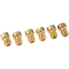 Lnshop 6x Motosiklet M5 Konu Ana Jet Kiti Carb Karbüratör 120-12 Set 6 Boyutu 3 (Yurt Dışından)