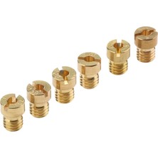 Lnshop 6x Motosiklet M5 Konu Ana Jet Kiti Carb Karbüratör 120-12 Set 6 Boyutu 3 (Yurt Dışından)