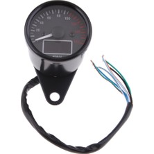 Lnshop 12V Motorcycle Dijital LCD Hızölçer Kilometre Sayacı Yakıt Ölçer (Yurt Dışından)