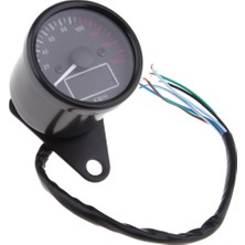 Lnshop 12V Motorcycle Dijital LCD Hızölçer Kilometre Sayacı Yakıt Ölçer (Yurt Dışından)