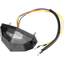 Lnshop Evrensel 12V LED Fren Durdur Tail Işık Gri Kabuk Turn Sinyal Göstergesi (Yurt Dışından)