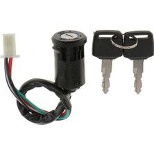 Lnshop 10CC-250CC Dörtlü Kir  Için Motosiklet Kontağı Anahtar Anahtarı Namlusu (Yurt Dışından)