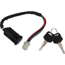 Lnshop 10CC-250CC Dörtlü Kir  Için Motosiklet Kontağı Anahtar Anahtarı Namlusu (Yurt Dışından)