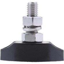 Lnshop Deniz Sınıfı Paslanmaz Çelik Yalıtımlı Terminal Bloğu 6mm Tek Saplama Siyah 6mm (Yurt Dışından)