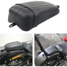 Lnshop Harley Street Bob Için Motosiklet Arka Yastık Pillion Yolcu Pedi Koltuk (Yurt Dışından)