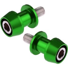 Lnshop 2x 8mm Evrensel Motosiklet Cnc Salıncak Kol Makaralar Kaydırıcılar Bobin Yeşil Yeşil Standı (Yurt Dışından)