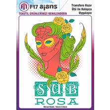 F17 Ajans Ütü ile Yapışan Tekstil Baskı Görseli