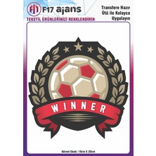 F17 Ajans Ütü ile Yapışan Tekstil Baskı Görseli