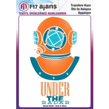 F17 Ajans Ütü ile Yapışan Tekstil Baskı Görseli