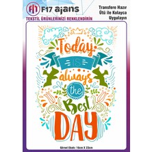 F17 Ajans Ütü ile Yapışan Tekstil Baskı Görseli