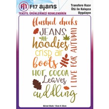 F17 Ajans Ütü ile Yapışan Tekstil Baskı Görseli