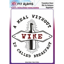 F17 Ajans Ütü ile Yapışan Tekstil Baskı Görseli