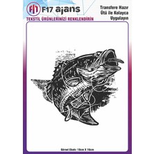 F17 Ajans Ütü ile Yapışan Tekstil Baskı Görseli