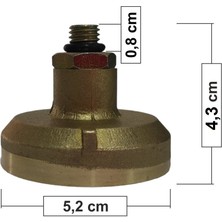 Bella Avrupa Tip Lpg Dolum Başlığı Aparatı (4,3 cm Erkek)