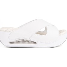 Muya 31210 Penelope Anatomik Air Max Taban Kadın Terlik Beyaz