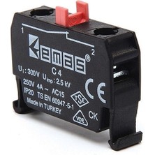 Emas C4CK 1nk Kontak Butonu Siyah Renkli C Butona Uygun Kutuluk