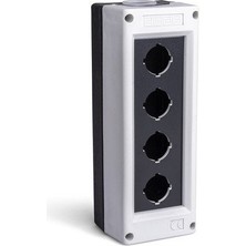 Emas PK4BOS Gri-Siyah Plastik Kutu Dörtlüboş