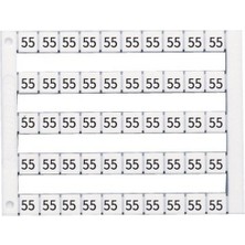 Klemsan 0.0.0.5.05081 Dy 5 (V)  Numaratör ( 500 Adet - 1 Kutu )