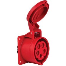 Mete Enerji 406510 5 x 16A. IP44 Makıne Prizi Düz