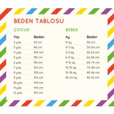 Bubito Çizgi Temalı Ayı Görselli Bebek Alt Üst Takım Mavi