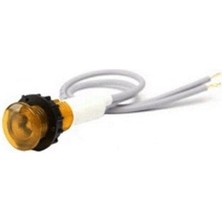 Emas S100LS Sinyal Ledli 10MM 220V.NOR.SARI 12.5 cm