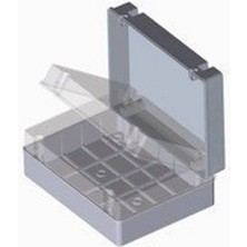 Çetinkaya Çp 1144 310X230X130 Sıva Üstü Düz Yüzeyli Şeffaf Abs Buat