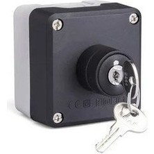 Emas CP100AA21 1 Na Siyah Anahtarlı Dönüşlü Kumanda Butonu