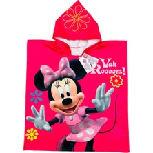 Lolli Boom Kids  Çocuk Çizgi Film Karakter Desenli Plaj - Banyo Havlu / Panço 2-8 Yaş Standart Beden