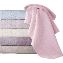 Menderes Home Cotton Collection Bukle El Havlusu Sarmaşık Mavi