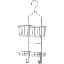 IKEA Immeln 2 Katlı Askılı Paslanmaz Çelik Duş Sepeti