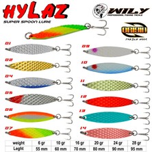 Wily Hylaz Kaşık  10 gr  60 mm - Arkası Hologramlı 13