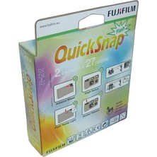 Fujifilm Quicksnap 27 Pozluk Çek At Flaşlı Analog Fotoğraf Makinesi Çiftli