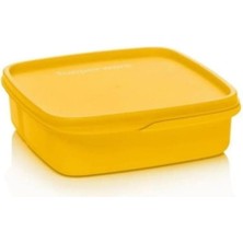 Tupperware Bölmeli Beslenme Kutusu 550 ml Sarı Kahvaltı Tabağı