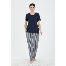 Pjs Kadın Kısa Kollu Pijama Takımı 24232