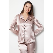 D Kit Boutique Saten Pijama Takım