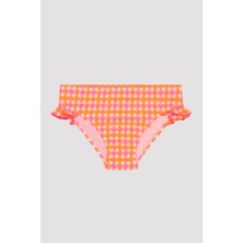 Penti Genç Kız Renkli Kareli Tek Omuz Bikini Takımı